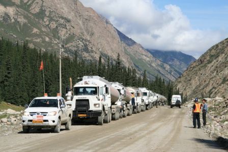 convoi pour la mine d'or