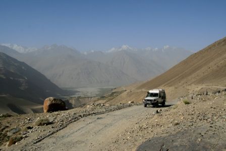 sur la route du Pamir